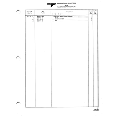 Aviation Part 602111-501 for American AA-1 Aircraft