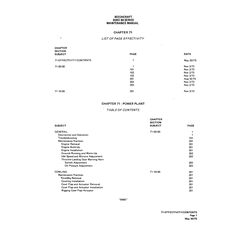 Aviation Part 71-10-00 for Beechcraft 60 Aircraft