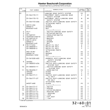 Aviation Part 364171-1 for Beechcraft Bonanza F33A Aircraft