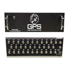 Rack Mount Amplified Splitter/2 Input, 32 Output, Networking, Hi-Isolation, Tnc Connector, 5V output, Mc (Military DC) Connector NHIDRMALDCBS2X32-T/5/Mc