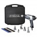 Multi Purpose Kit/Includes: HG2320E heat gun, 9 mm reflector nozzle, 14 mm reflector nozzle, 39 mm reflector nozzle, 9 mm reduction nozzle, welding nozzle, plastic welding rod assortment, plastic welding booklet, catalog and heavy duty carrying case. 1100