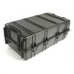 Pelican Transport Case/Black, hard liner insert, Interior Dimensions: 41.12 x 21.54 x 14.88, Exterior Dimensions: 44.9 x 25.32 x 16.5, 50/50 lid-to-base ratio, detachable lid, watertight, crushproof, dustproof, o-ring seal, automatic pressure equalization