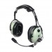 David Clark Headset/Single Ear Style/M-1A Amplified Dynamic Mic/30 Straight Cord/SC-298 Plug/Permanent Mount Flex Boom/Noise Attenuating/For Airline/Airport Ground Support 12508G-35