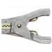 Aircraft Grounding Clamp/Integrated jagged edge jaw hand clamp, cast aluminum construction with plated steel jaws. Intermeshing jaws are designed to attach to Fibc (Flexible Intermediate Bulk Containers) and Flat Braided Cable. Engineered specifically to