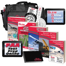 Deluxe Sport Pilot Kit/Includes: Online Ground School for Sport Pilot; FAA Test Prep Online-Sport Pilot; Flight Bag; Flight Computer; Far/Aim; Logbook; Pilot Handbook; Plotter; Sport Pilot Flight Maneuvers and Practical Test Prep; Sport Pilot FAA Knowledg