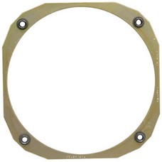 Nut Ring/Instrument mounting nut ring with brass screws and nylon locking patch. Size: 3.125/6-32 FSIM-01BN