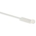 Identification Cable Tie/Natural, 8 long, 1.10 width, 50 lb. strength. MS3368-1-9A.  IT50R9M4 pack of 100