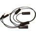 Headset Extension Cable/Double Headset Y Adapter. Converts one set of a/c radio panel jacks into two. 2 feet in length. EJB-05
