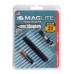 Mag-Lite Solitaire Flashlight Hang Pack/Black, includes: flashlight, key chain and 1 ea Aaa alkaline battery. 120-000-808