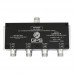 GPS Splitter / Low Noise Filtered Amplified GPS Splitter is a one input, four output device with 0dB nominal gain. Connector Tnc.   LNFA1X4-T