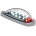 LED Wingtip NAV Light Assembly/Microburst, 14 Vdc, Red, CometFlash 180 degree LED strobe and rear facing white Nav. 01-0771507-02A