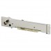 Rear Panel Adapter/With a card edge connector for use with the IC-A220. MBA-3