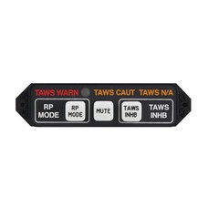 Htaws (Helicopter Terrain Awareness Warning System) Annunciation Control Unit/28V, 5V Lighting, Horizontal. For use with Garmin 430W/530W. MD41-1048