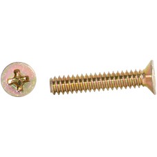 Phillips Flat Head Screw/Carbon steel, Cadmium plated, 6-32, 3/4 MS24693S30 pack of 100