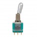 Toggle Switch/Spdt (single pole double throw), On-None-On, hole mount, terminal seal, gold flash over silver plating.  3-1437559-4