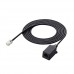 Microphone Extension Cable/(RJ-45 M/F), length: 16.4ft. For use with IC-A120/C-2720H/2820H/V8000/280H/IC-5100 and most other Icom radios using modular mic connection.  OPC-440