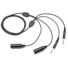 Headset Extension Cable/for Monaural or Stereo Headsets/5' heavy duty extension cord PA-77S