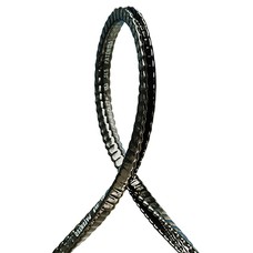 Grommet Edging/0.055 - 0.069  thick, .212 wide, Black 25' reel. SL3-0025-ER0201