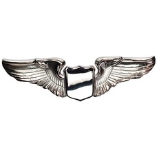 Large 3/Silver/Wings AV-WING-4140-S