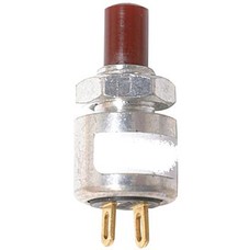 Sub-Mini Momentary Pushbutton Switch, Normally Open, Dia: 0.25 inch Alco 39-1