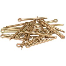 Steel Cotter Pin, 1/16 inch x 1/2 inch, Commonly used for 3/8, 7/16 Bolts, 100 pack Hd MS24665-132-100