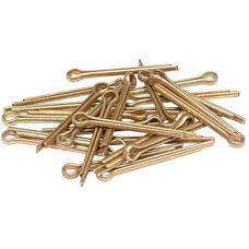 Steel Cotter Pin, 3/32 inch x 3/4 inch, Commonly used for 9/16, 5/8 Bolts, 100 pack Hd MS24665-283-100