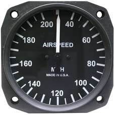 Airspeed, 3 1/8 inch 40-200 mph, Non-TSO Uma 16-310-200