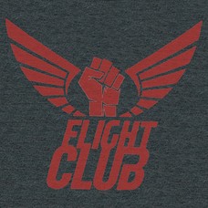 Flight Club T-Shirt/Black, Men's Large Flight Club- Men's Large