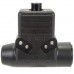 Telephone Jack/Ptt, U94A/U, with push to talk button and metal clip, 4 conductor, female, .285 inch jack diameter.  TJS-102