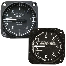 Vsi Gauge, 2 1/4 inch 0-3000 fpm, Non-TSO Uma 8-210-30